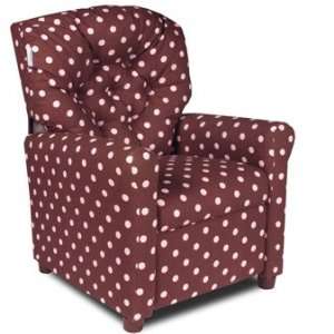  Dozy Dotes Classic 7 Button Recliner In PINK a Dot Baby