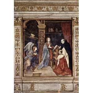   Oil Reproduction   Filippino Lippi   32 x 46 inches   Annunciation