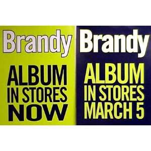  BRANDY Album In Stores 2 Sided 18x24 Poster Everything 