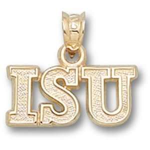  Indiana State ISU Pendant (Gold Plated) Sports 