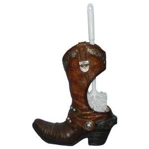 Rivers Edge Products Cowboy Boot Toilet Brush Holder  