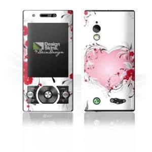  Design Skins for Sony Ericsson G705   Heart Design Folie 