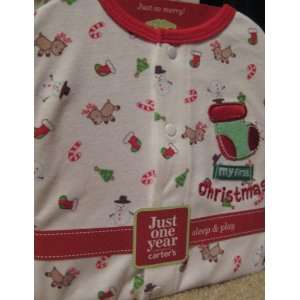  Just One Year By Carters My First Christmas/0 3 Months 