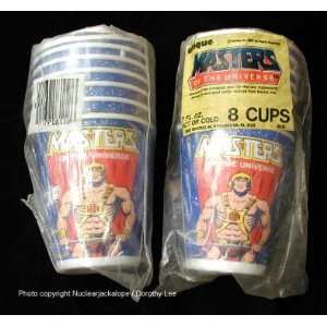  Masters of The Universe Party Cups Lot New 1980s 