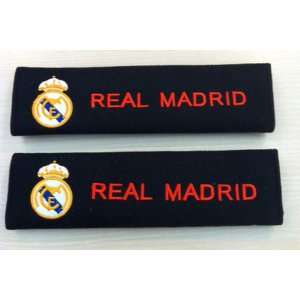 Real Madrid Seat Belt Cover Shoulder Pad one pair