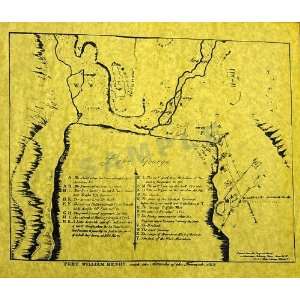  Map of Fort William Henry 1757 