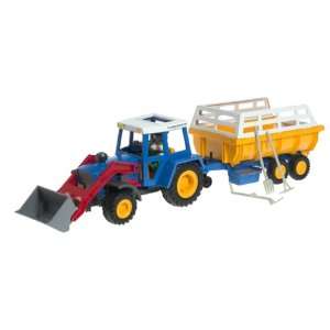  Playmobil Tractor with Hay Wagon Toys & Games