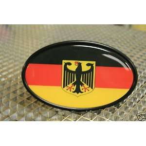 GERMANY DEUTSCHLAND FLAG TOW HITCH COVER WITH 3D DECAL