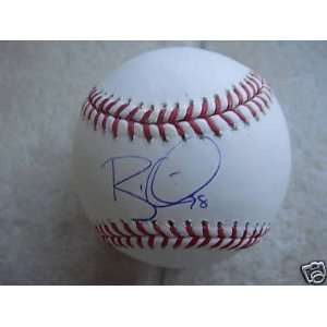  Brian Wilson Autographed Baseball   Official Sports 