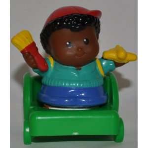 Little People Michael 2002 & Green Wheelchair   Replacement Figure 
