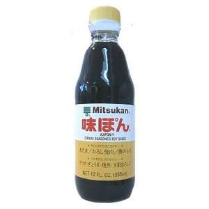 Japanese Ponzu Sauce / Ajipon   Mitsuikan brand  12 oz x 2 bottles