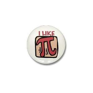  I Like Pi Funny Mini Button by  Patio, Lawn 