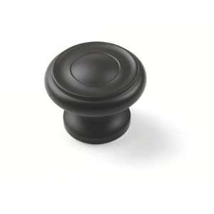    10B Plymouth 1 1/2 Round Knob   Oil Rubbed Bronze