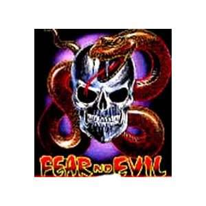  T shirts Bad to the Bone Fear No Evil with Skeleton 