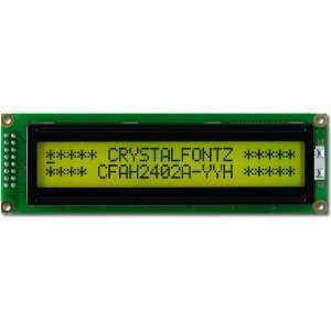  Crystalfontz CFAH2402A YYH JT 24x2 character LCD display 
