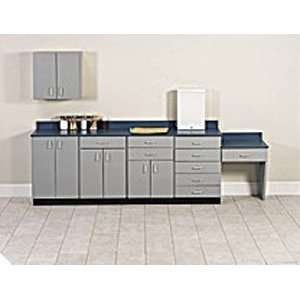  Medline Cabinetry   30H Desk With 1 Leg and 1 Drawer 