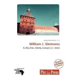   William J. Simmons (9786138723660) Janeka Ane Madisyn Books