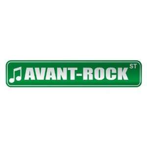   AVANT ROCK ST  STREET SIGN MUSIC