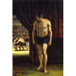     Honoré Daumier   24 x 36 inches   The Wrestler