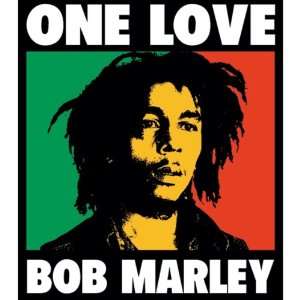 Bob Marley   One Love Decal   Sticker Automotive