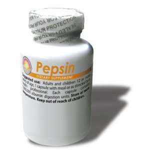  Pepsin, 153mg, 100 capsules