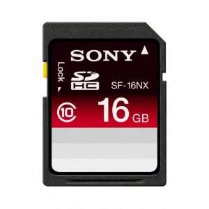  Sony Media 16 GB SDHC Flash Memory Card (SF16NX/TQ) Class 