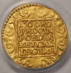 Netherlands Utrecht gold Ducat 1729, KM7.1, Genuine, PCGS. Mint State 
