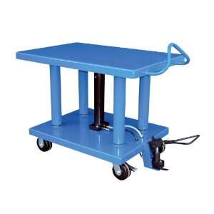 Vestil HT 60 3248 Steel Hydraulic Post Table, 6000 lbs Capacity, 48 