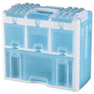   ULTIMATE Tool CADDY Case Blue Clear 409 623 Drawers and Trays  