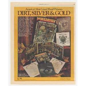  1977 Nitty Gritty Dirt Band Dirt Silver & Gold Promo Print 