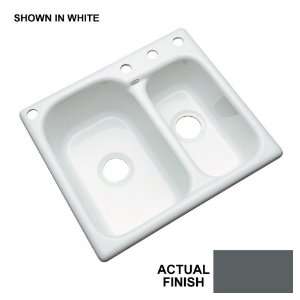   Double Basin Acrylic Topmount Kitchen Sink 33483