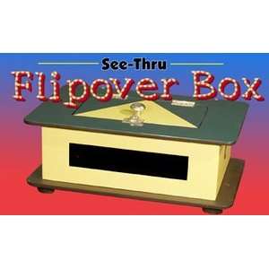  See Thru Flip Over Box Stage Magic Trick Vanish Rabbit 