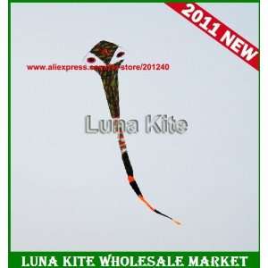  [luna kite] 33m/108ft long snake kite+flying tools easy to 