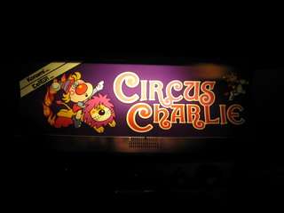 Circus Charlie Non Jamma Arcade Marquee / Header  