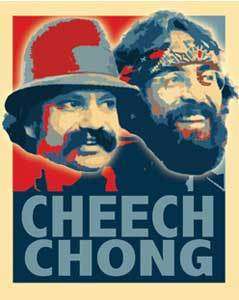 Cheech & Chong  Retro Sticker, bumper  