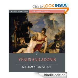Venus and Adonis (Illustrated) William Shakespeare, Charles River 