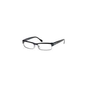 New Ermenegildo Zegna VZ 3549 09NR Black Gray Plastic Eyeglasses 55mm