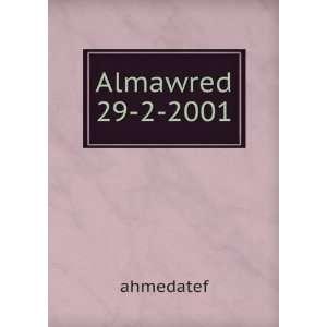  Almawred 29 2 2001 ahmedatef Books