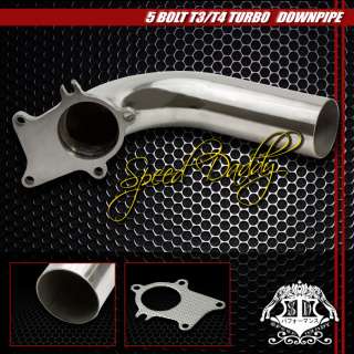 UNIVERSAL STAINLESS SS T3/T4 ENGINE/TURBO 5 BOLT FLANGE 2.5 DOWNPIPE 