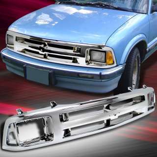 94 97 CHEVY S10 LS SS ZR2 OEM LOOK CHROME GRILLE GRILL  