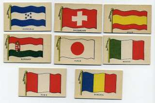 diff National flag cards   Wilbur Suchard chocolate  