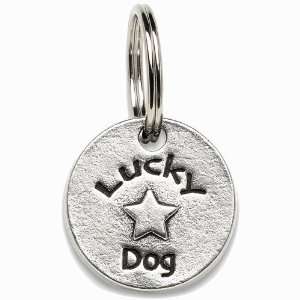  Lucky Dog Designer Pewter Personalized Dog Collar Charm 