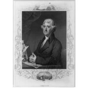   Thomas Jefferson,1743 1826,Third President of the US