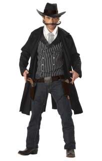 Cowboy Old Western Gunfighter Adult Halloween Costume  