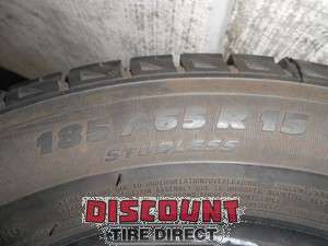 Used 185/65 15 MICHELIN X ICE XI2 WINTER TIRES 65R R15  