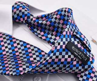 Fashion 100% Jacquard Woven Silk Tie Mens NeckTie 039  