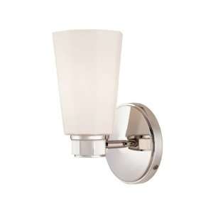Hudson Valley 4001 PN Edgewood 1 Light Wall Sconce in Polished Nickel