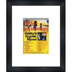  YO LA TENGO UK Tour 2004   Custom Framed Original Ad 