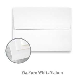  Via Vellum Pure White Envelope   250/Box
