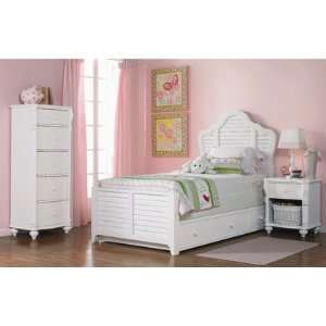 Opus Designs 1505 46350 Set Bailey Panel Bedroom Set with One Drawer 